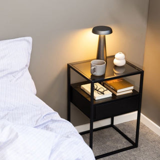 Randolf Bedside Table - Black